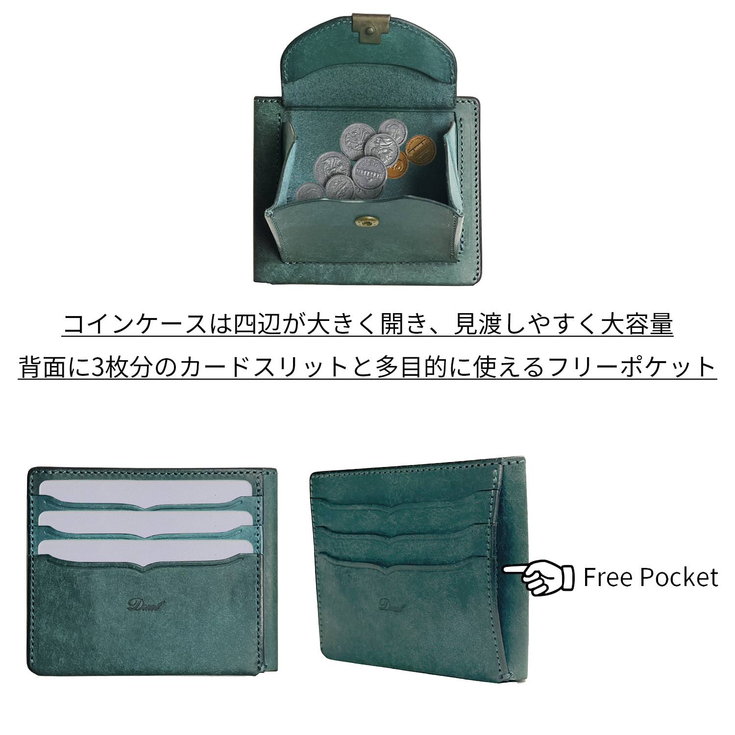 [予約商品]Dual プエブロ スリムウォレット[DCr-1060PB]