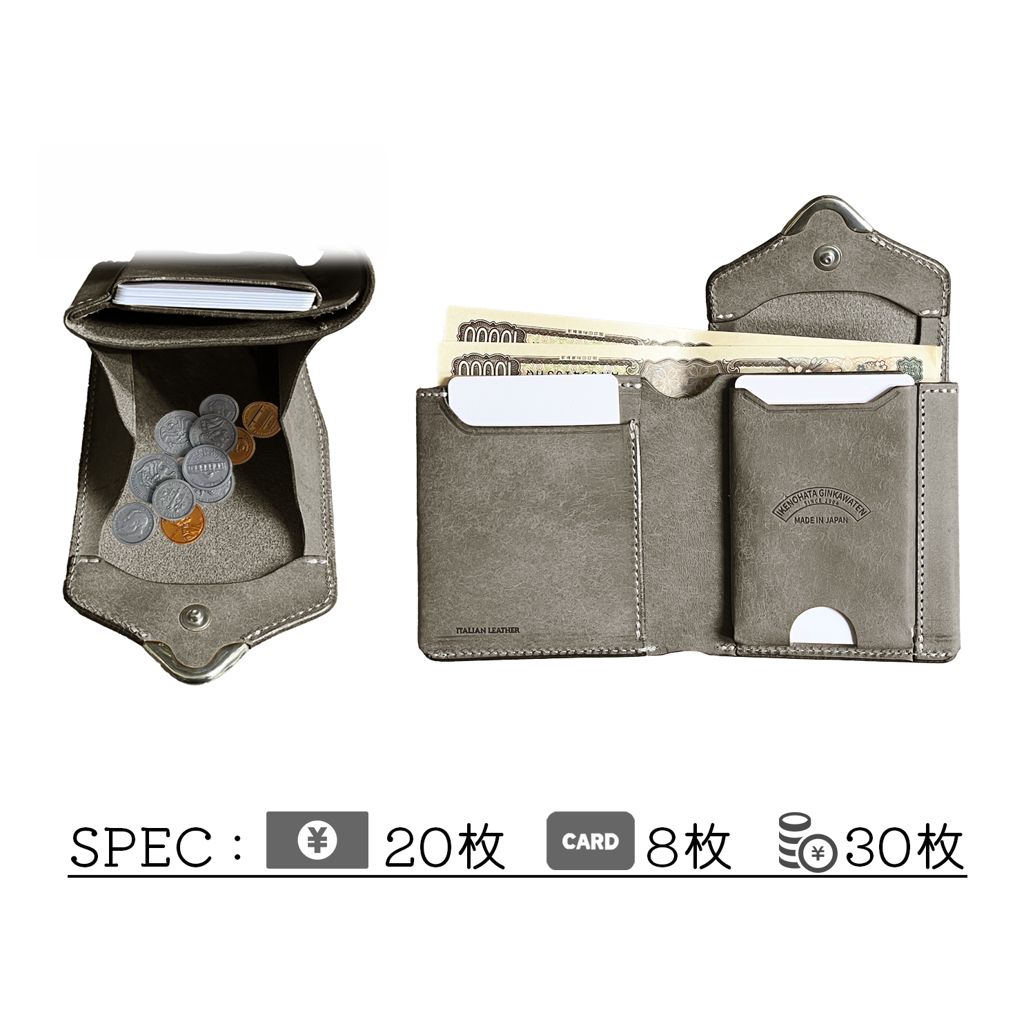 [Pre-order item] Cramp Pueblo Garcon Slim Wallet with Front Hardware [Limited Color]
