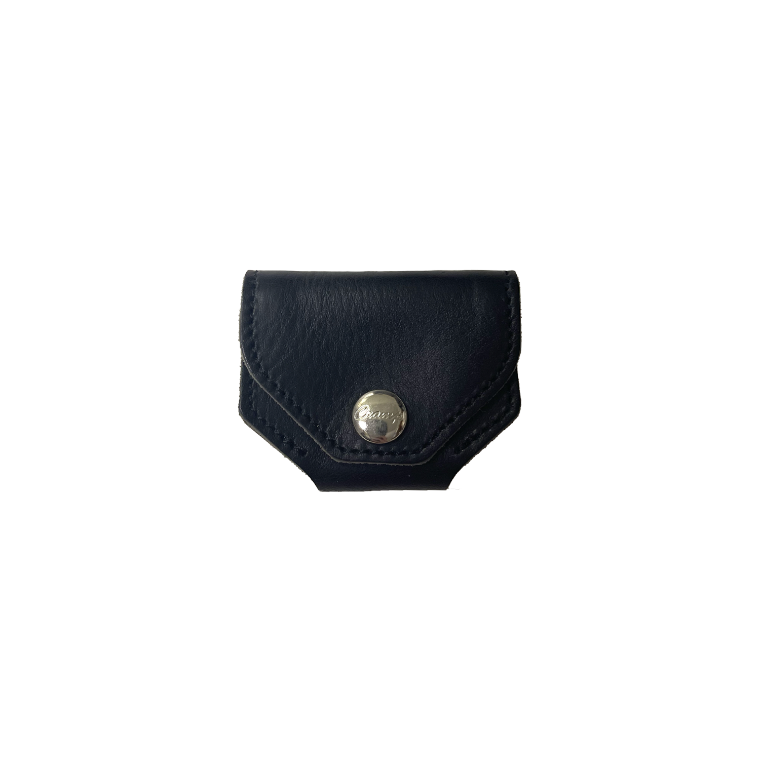 Cramp Italian Shrink Leather Accordion Mini Coin Purse