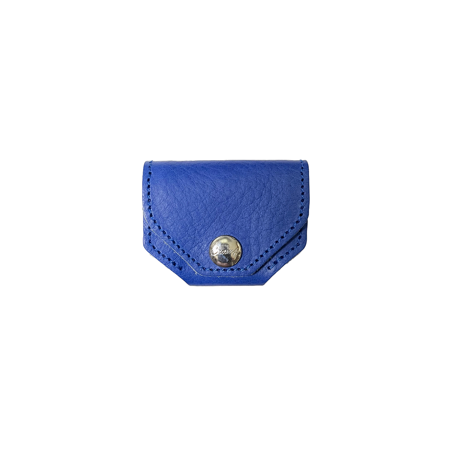 Cramp Italian Shrink Leather Accordion Mini Coin Purse