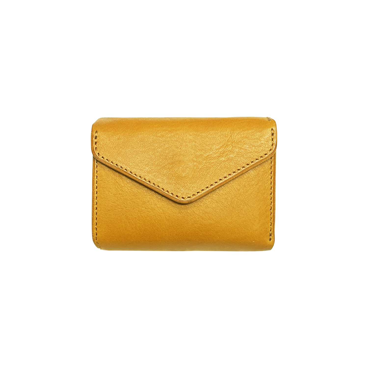 Cramp Italian Shrink Leather Compact Wallet 