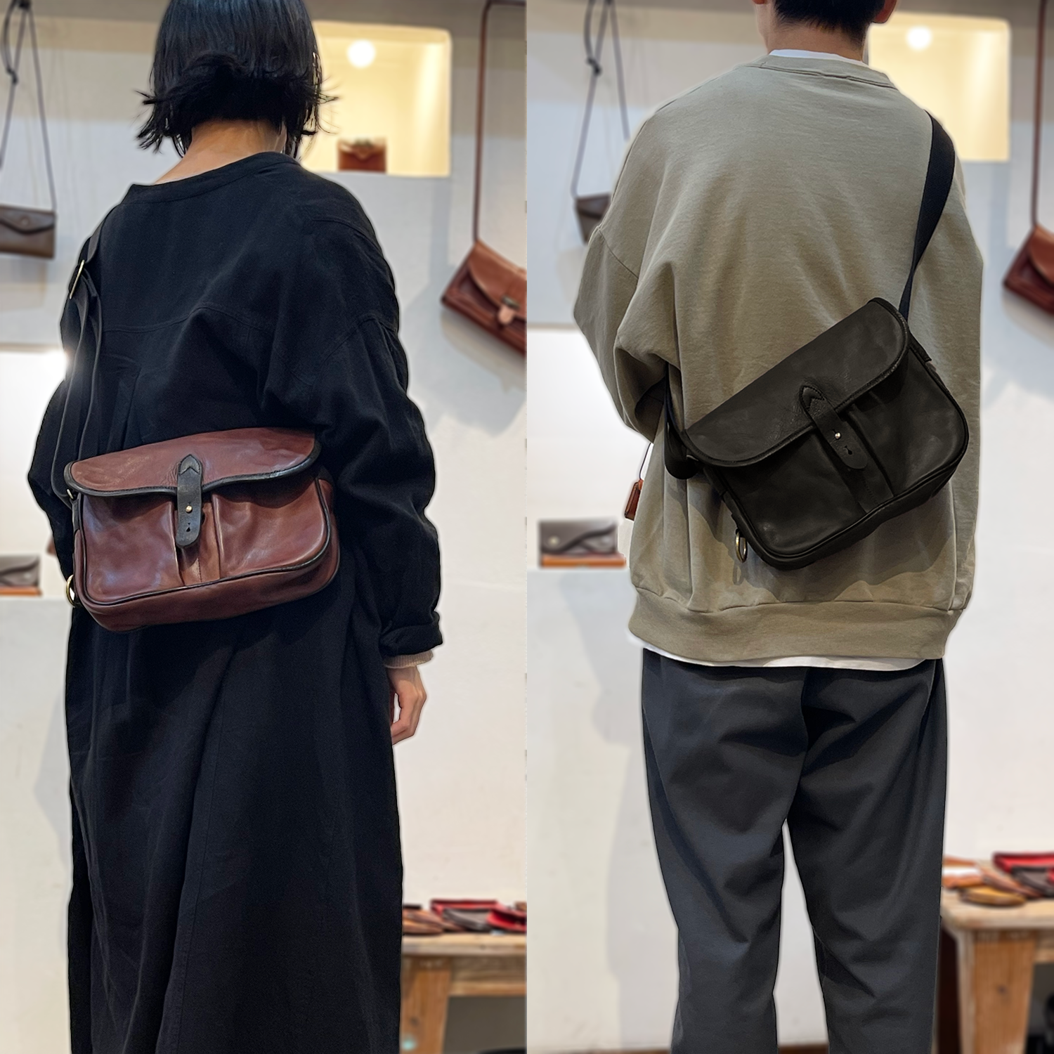 Cramp レザーショルダーバッグ[Cr-5020]
