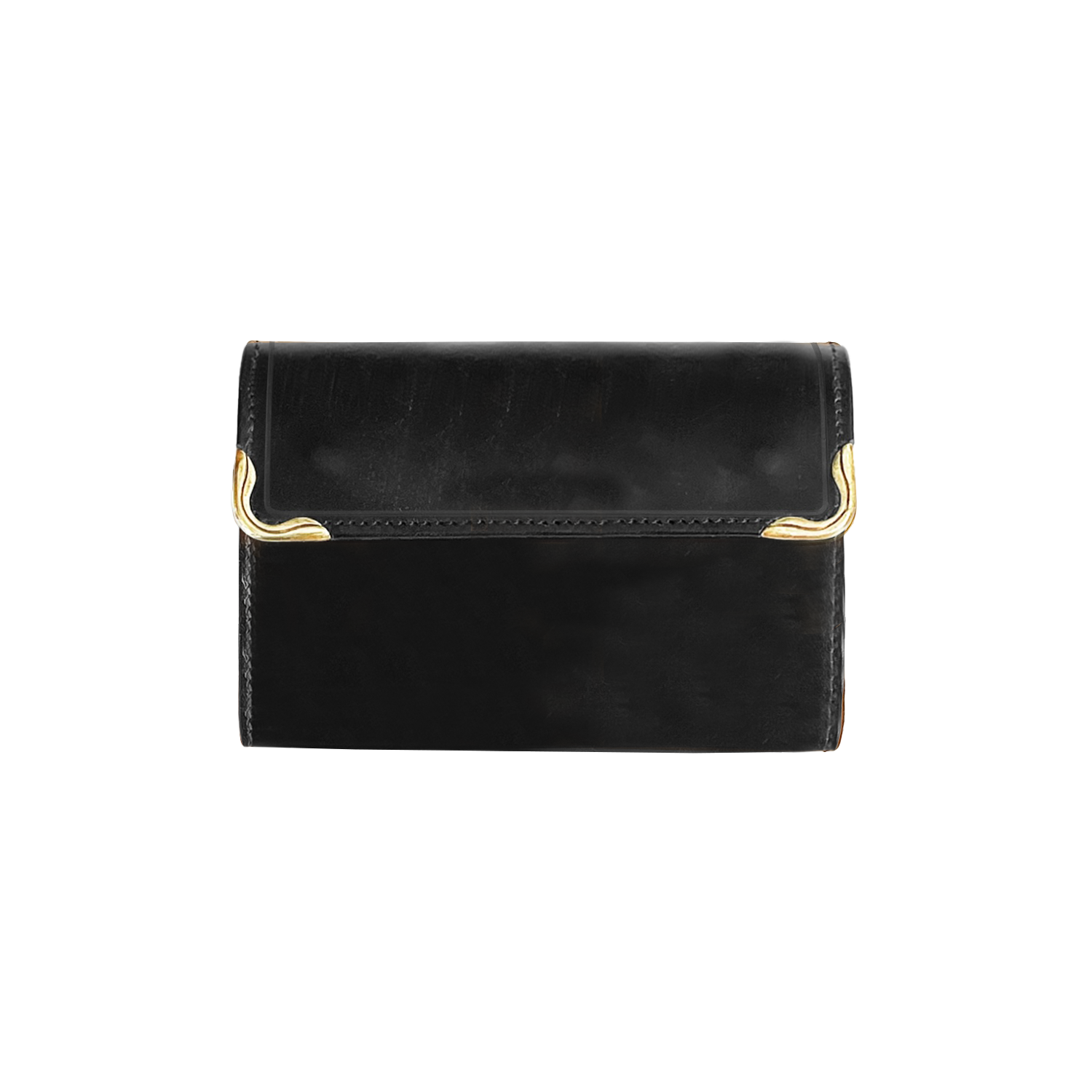 Cramp UK Bridle Leather Side Hardware Middle Wallet