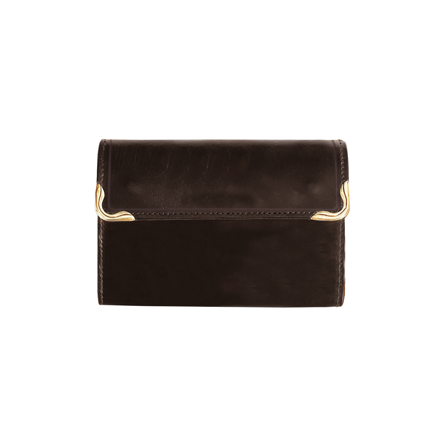 Cramp UK Bridle Leather Side Hardware Middle Wallet