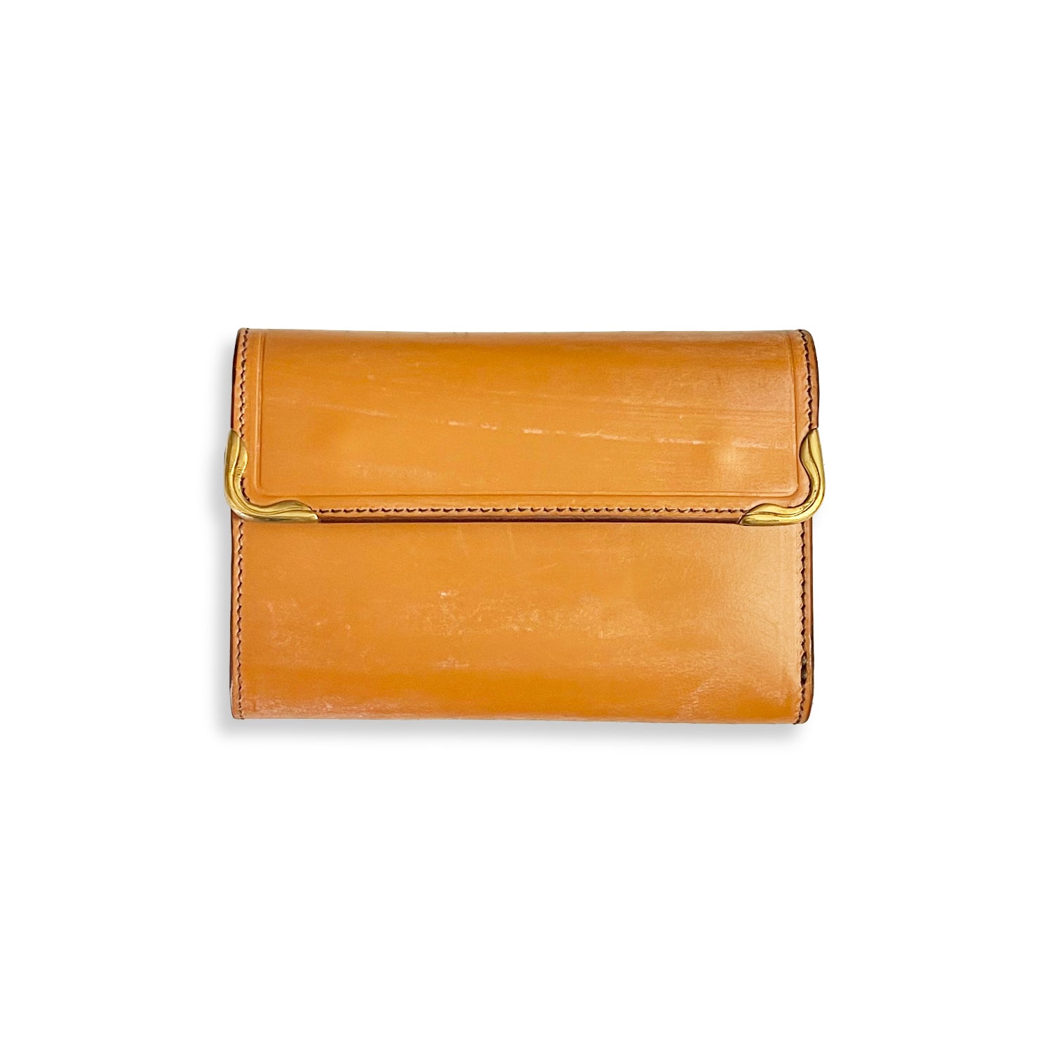 Cramp UK Bridle Leather Side Hardware Middle Wallet