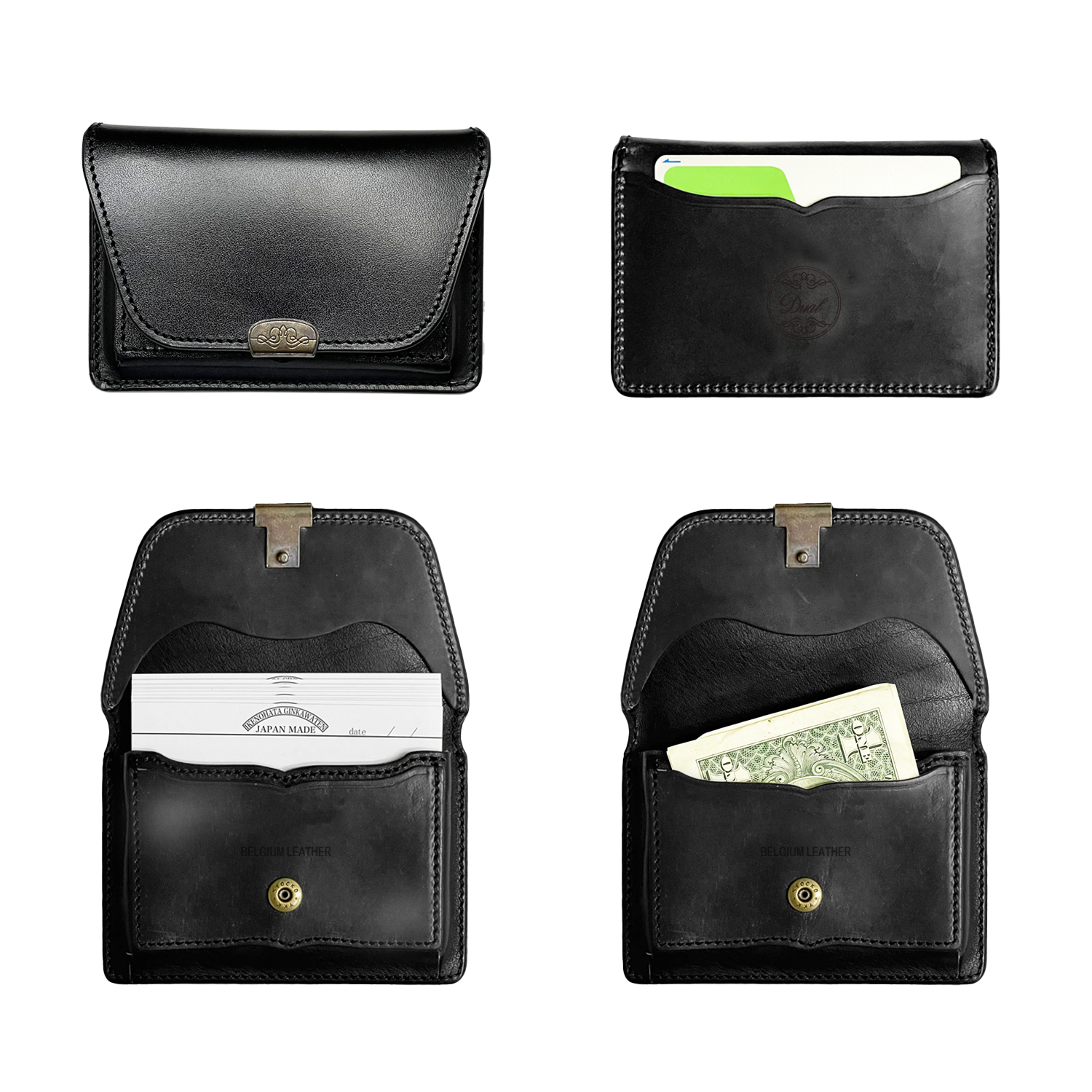 [Pre-order item] Dual UK Saddle Card Case/Business Card Holder