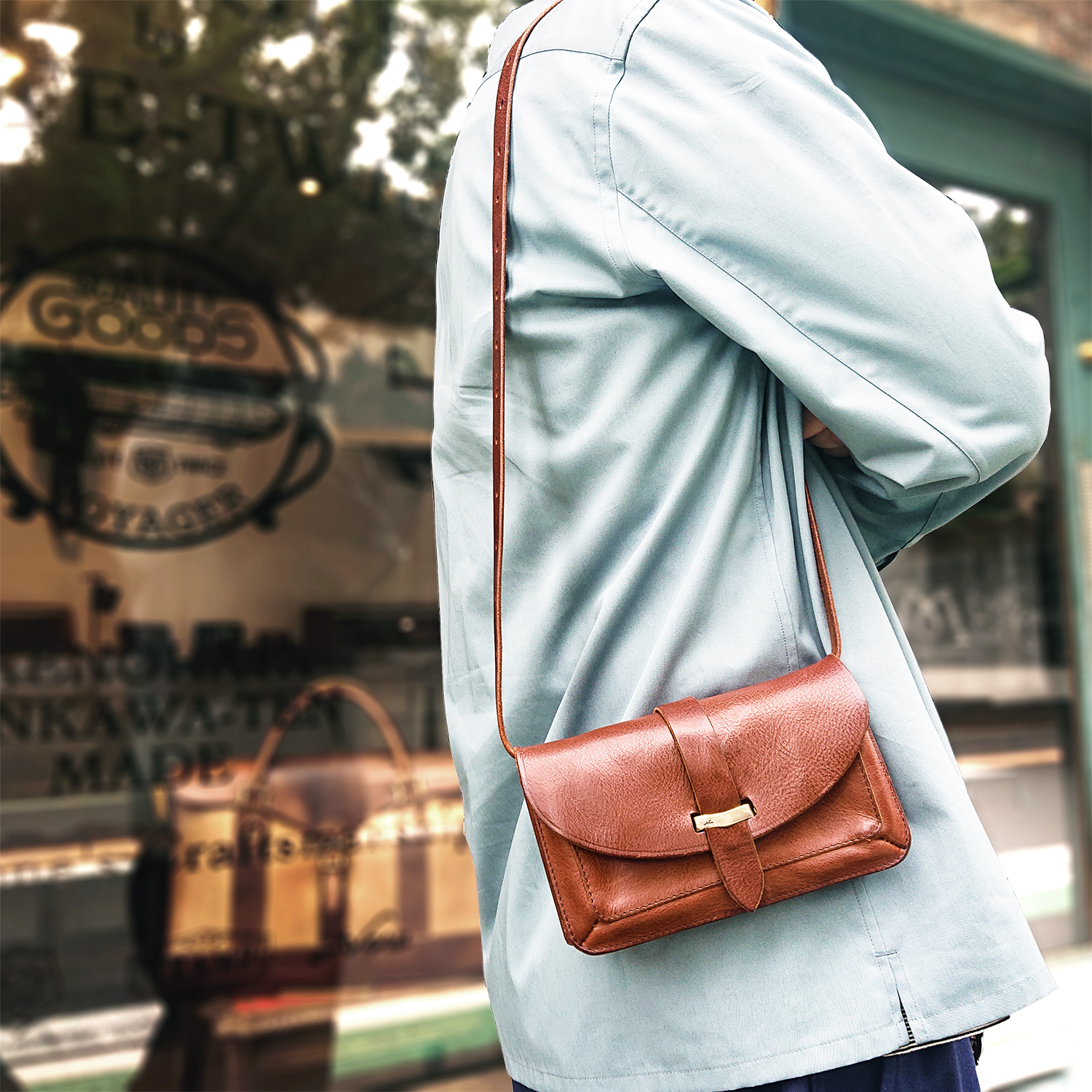 Haru Italian Leather 3way Shoulder Wallet